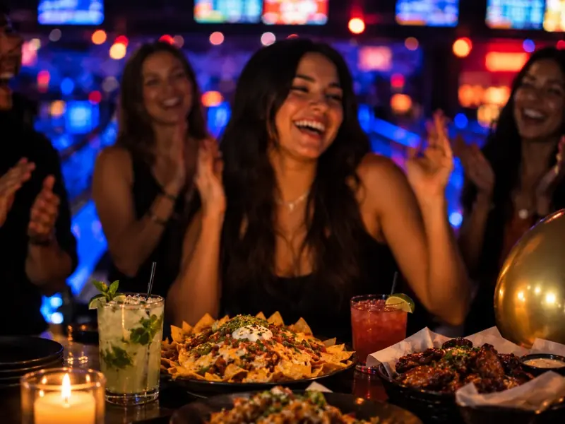 Amigos celebrando un cumpleaños en Playzone